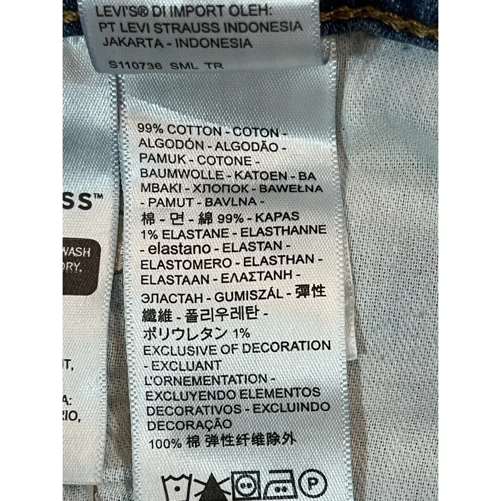 Levi's 527 Boot Cut Jeans Mens 34 X 32 Cowboy Ranch Rodeo Blank Tab Light Wash